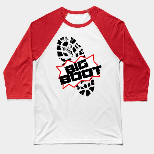 Big Boot Baseball T-Shirt by CadeCarnage